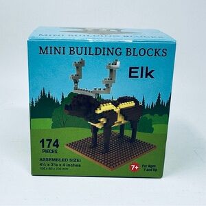 Impact Photo Graphics Mini Building Blocks Elk 174 Pieces for Ages 7+ Sealed